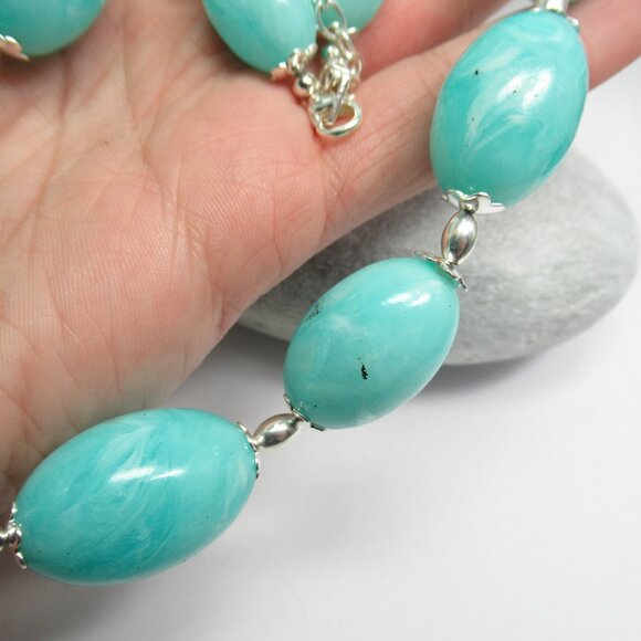 Vintage bead graduated necklace - Picture 8 of 11